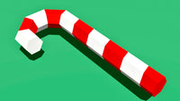 Candy Cane Paper Craft