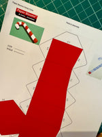 Candy Cane Paper Craft